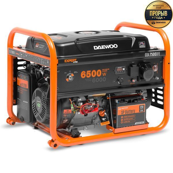 Двопаливний електрогенератор Daewoo GDA 7500DFE GDA 7500DFE фото